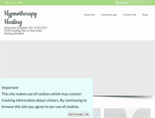 Tablet Screenshot of hypnotherapy-healing.com